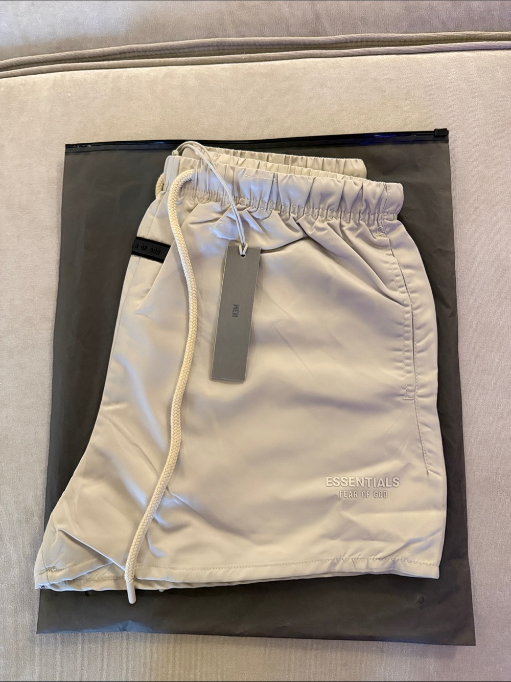 ESSENTIALS Athletic Drawstring Nylon Shorts